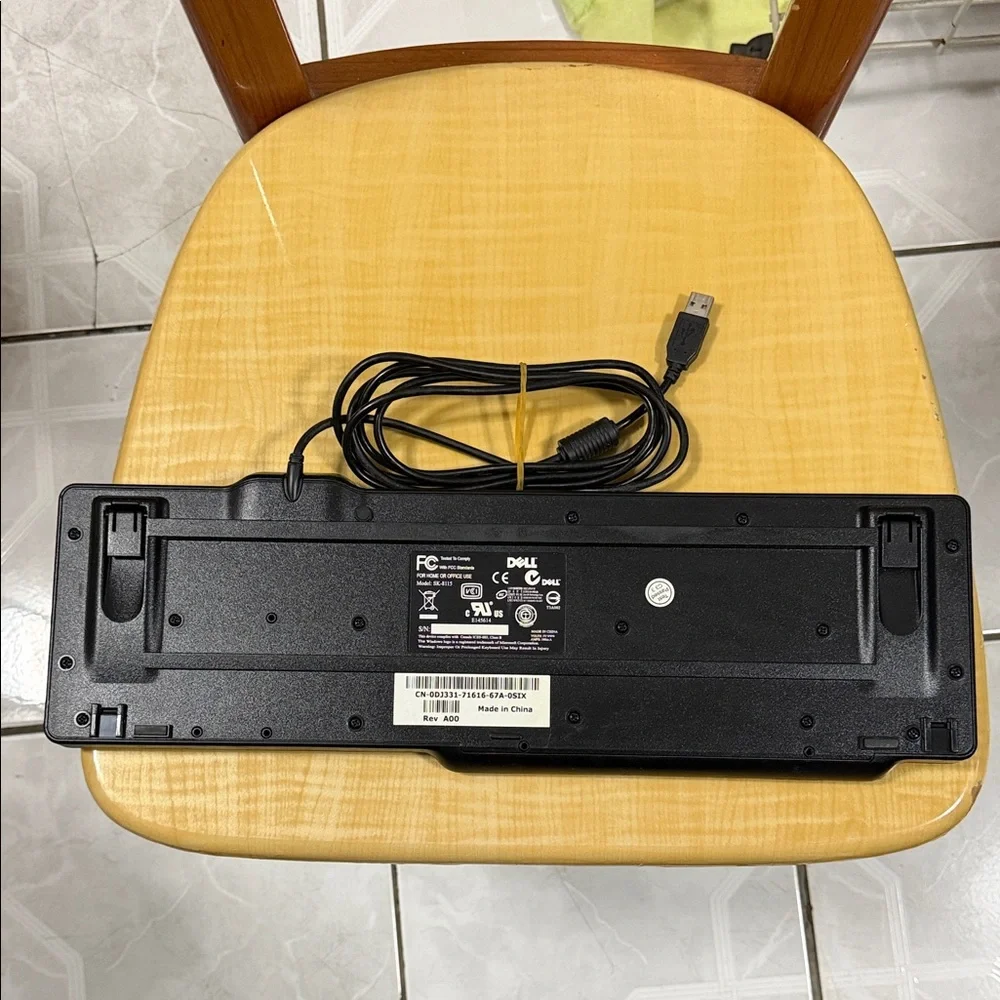 Dell Black Wired USB Full-Size Keyboard with Numeric Keypad